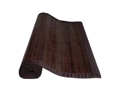 bambusovy koberec tmavohnedy