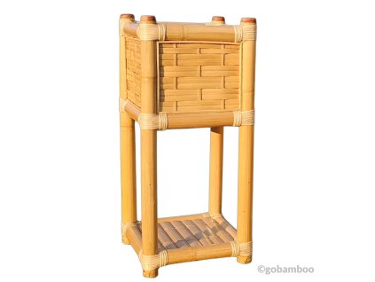 Bambusový kvetináč stand