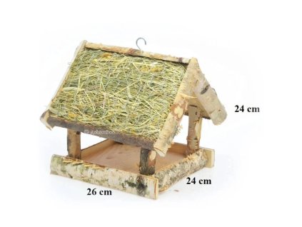 krmidlo pre vtaky z brezoveho dreva 24 cm