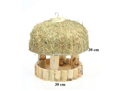 krmidlo pre vtaky z brezoveho dreva 30 cm