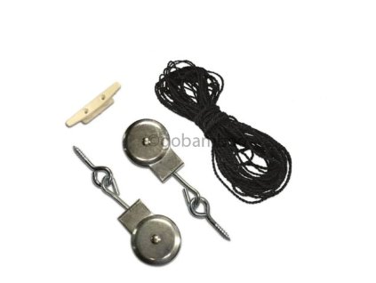 navijaci system pre bambusove rolety cierna farba