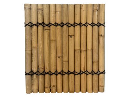 panel z polkruhovych bambusovych tyci prirodnej farby 90x100 cm