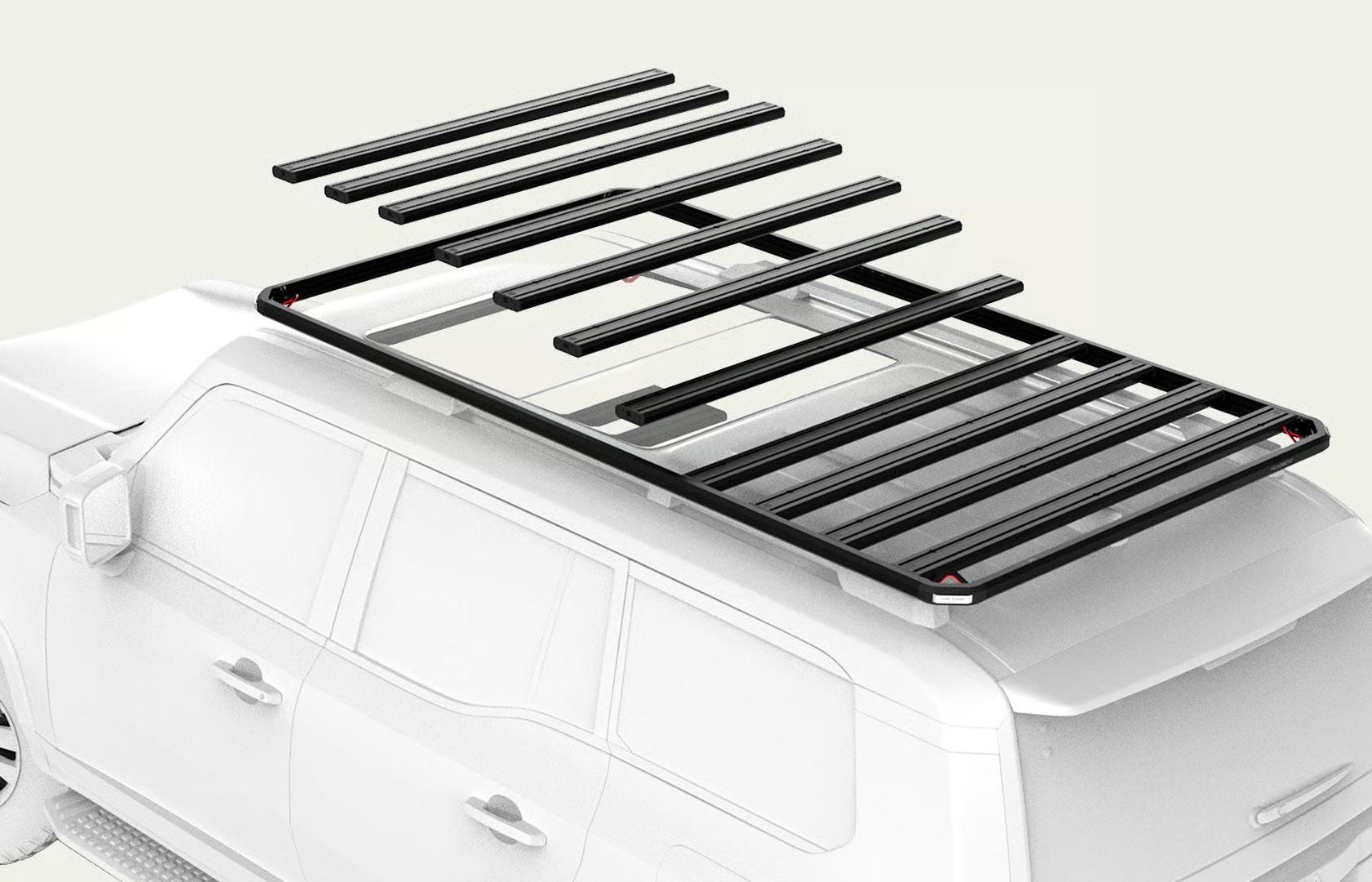 Přestavitelné lamely modulární platformy Slimline 3
