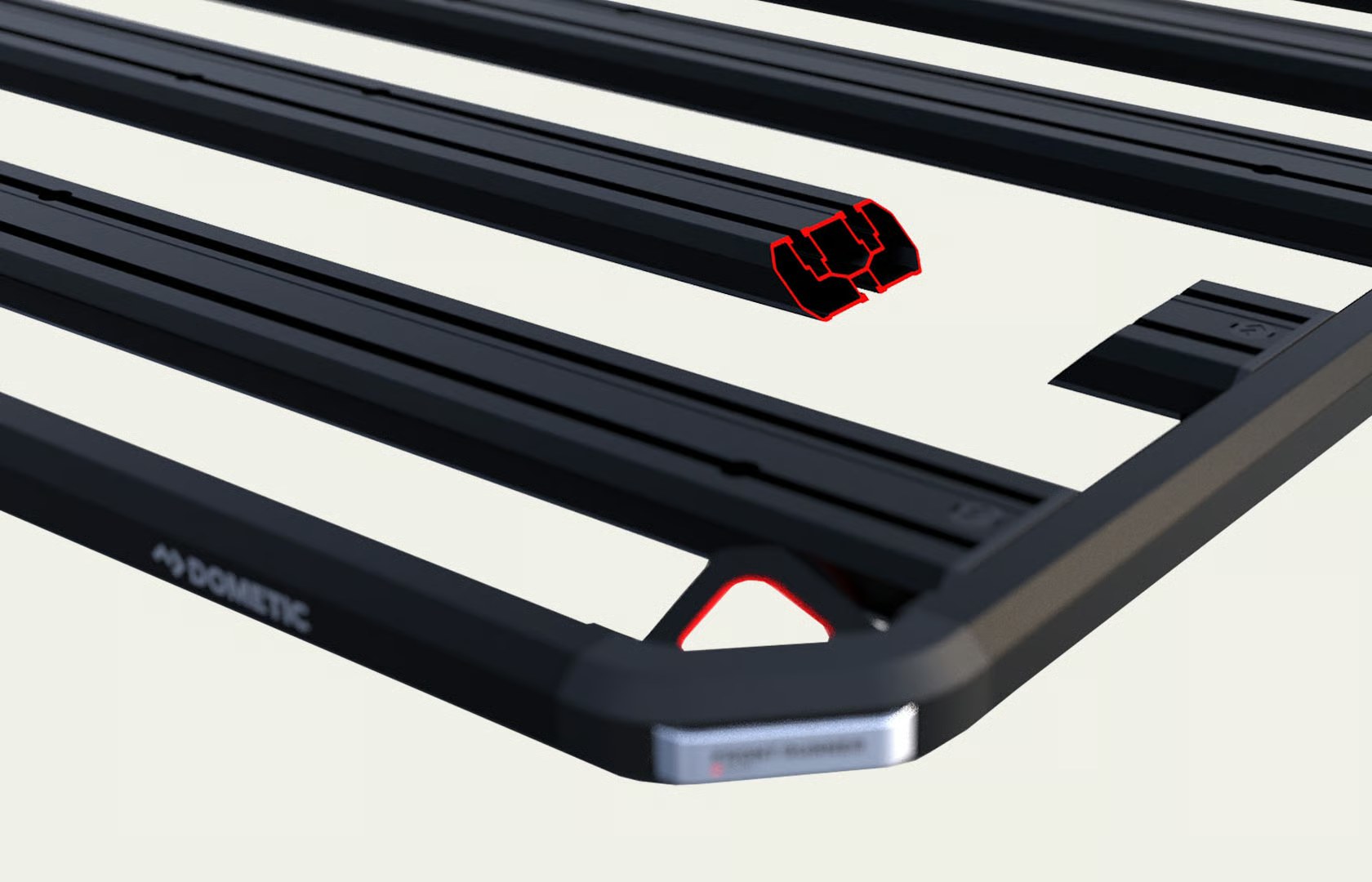 Dvojité T-drážky v lamelách platformy Slimline 3