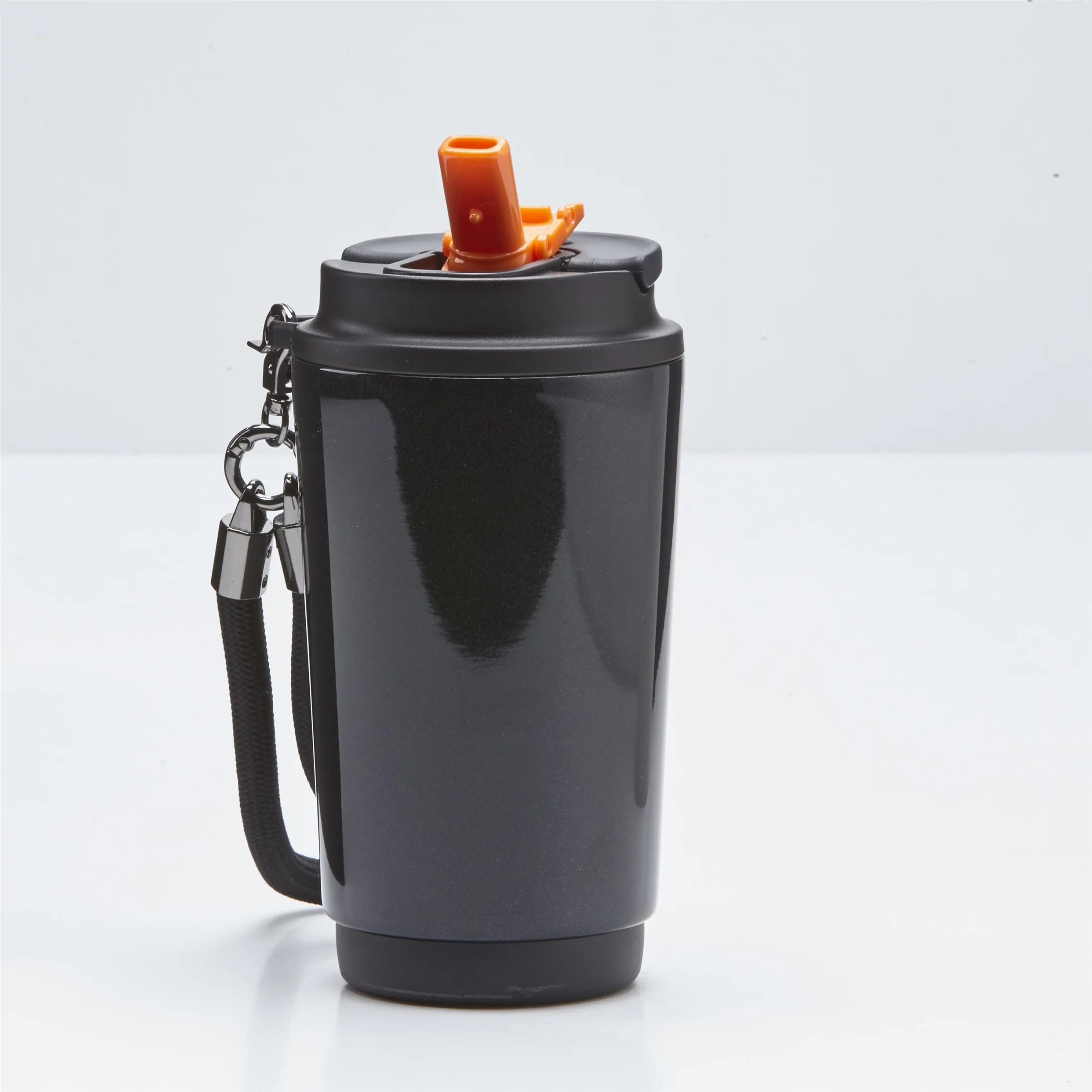 VICKYWOOD DAILY CUP 400 ml Black Noir – černý – termohrnek s poutkem