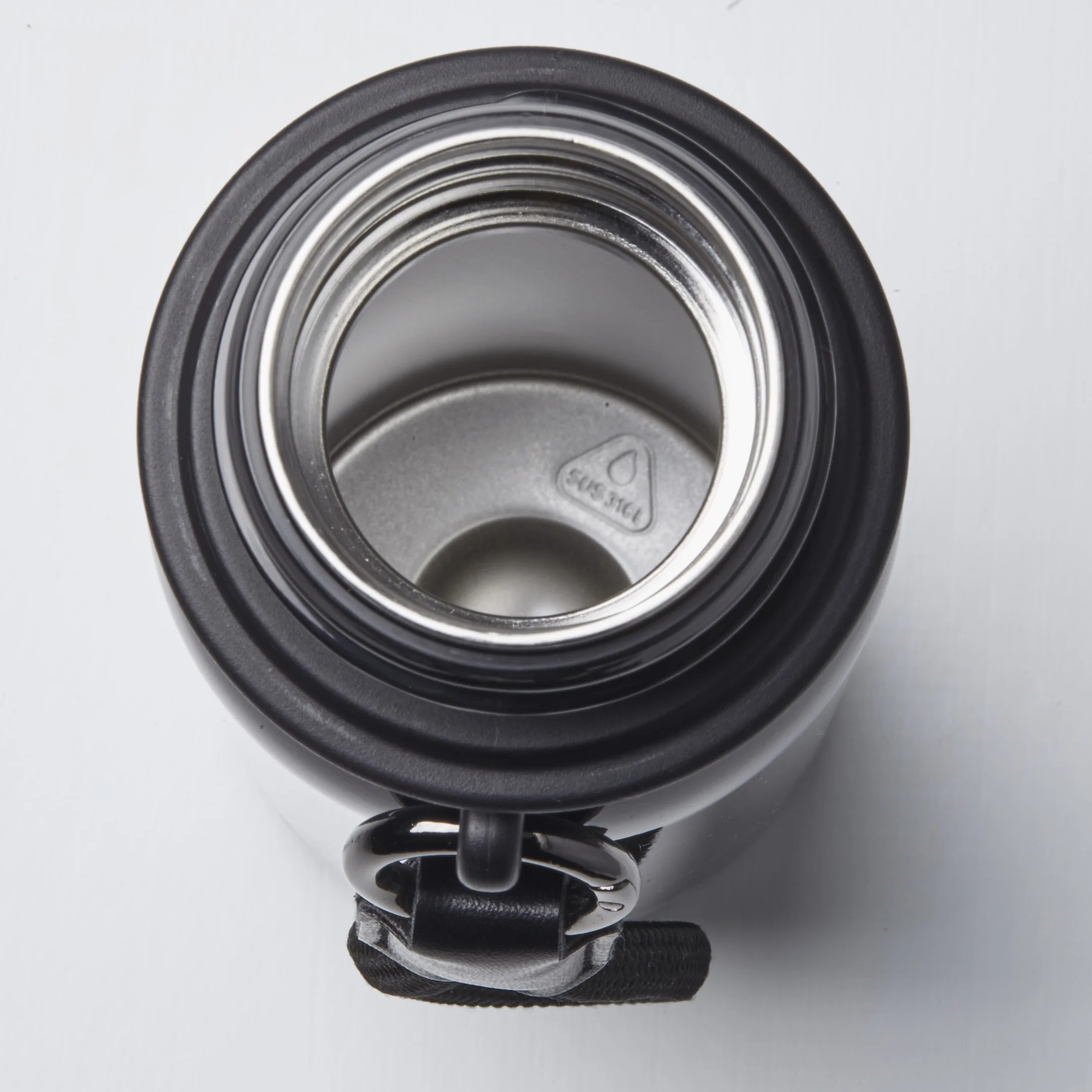 VICKYWOOD THERMOS BOTTLE 500 ml Graphite Grey – šedá – pohled do termoláhve