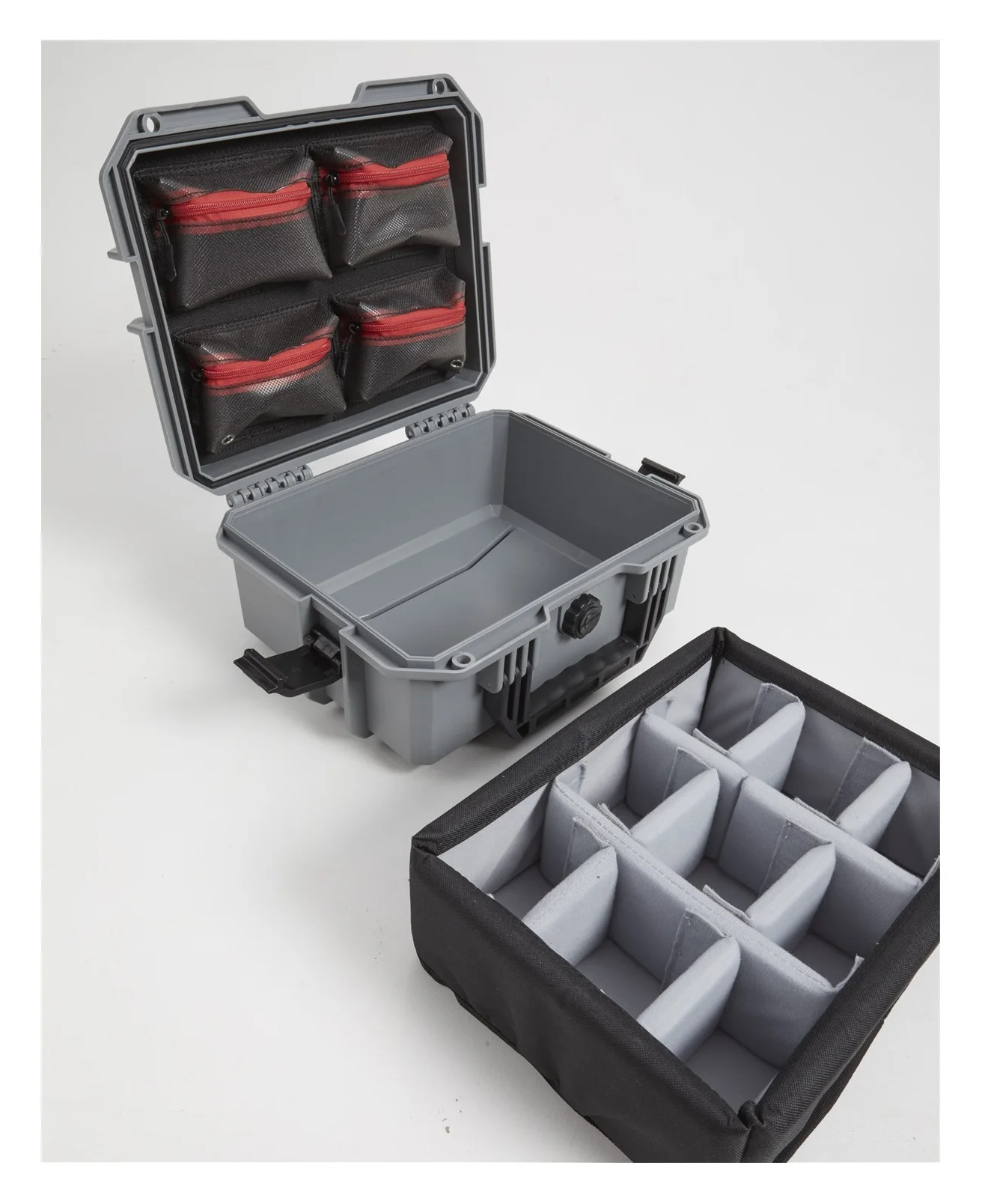 VICKYWOOD transportní box CORE PLUS – šedá, pohled 12