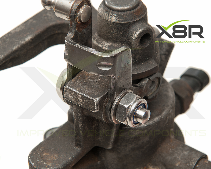 Nový čep X8R0031 v původním řadicím mechanismu – ukázka použití