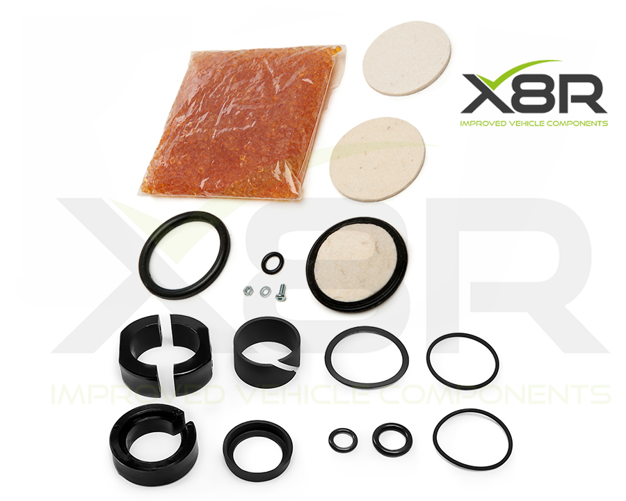 Kompletní obsah sady těsnění a filtrů X8R0046 pro kompresor Hitachi