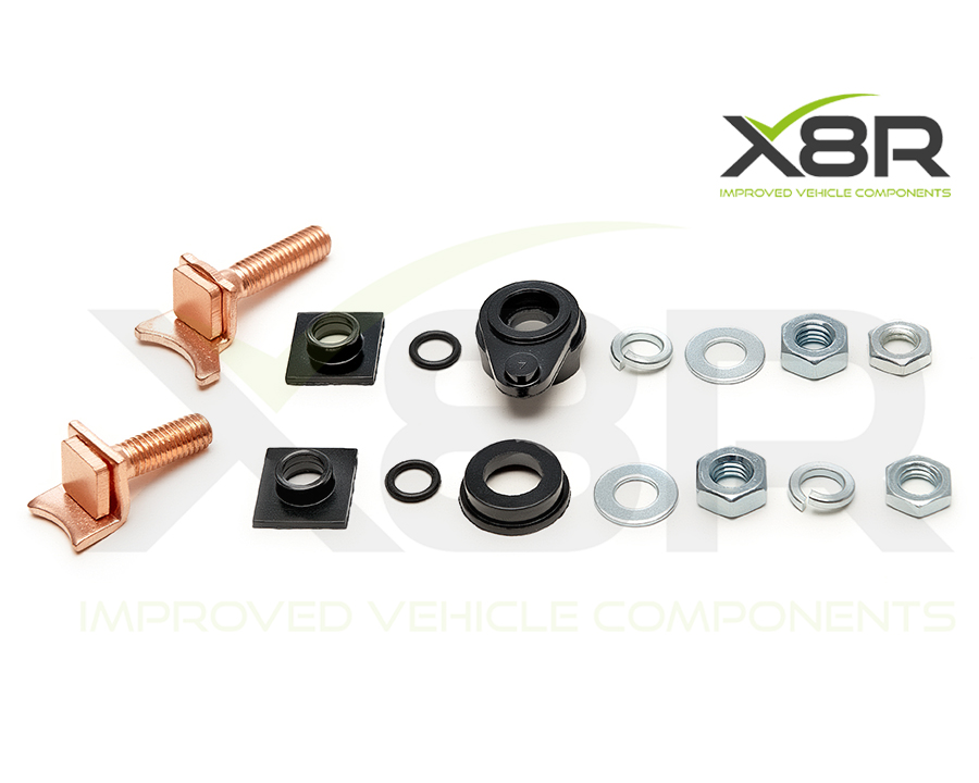 Nové kontakty solenoidu X8R a jejich montážní součásti