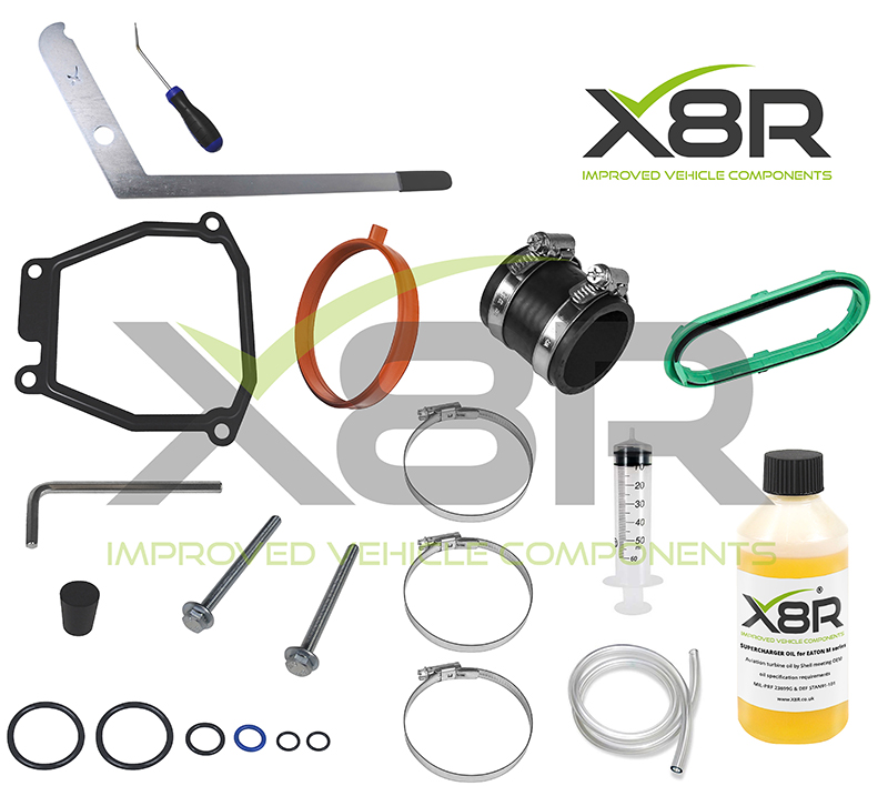 Obsah sady X8R0196 – provedení hadice podle převodovky