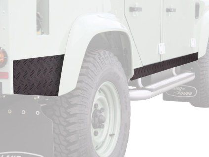 194 land rover defender 110 1983 2016 sill protector black