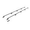3788 1 slimpro van rack expedition rails 2367mm l