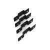 4163 3 rack adaptor plates for thule slotted load bars