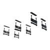 4985 4 hard shell tent mount brackets 6 piece
