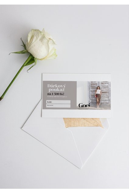 Dárkový poukaz na 1 500 Kč