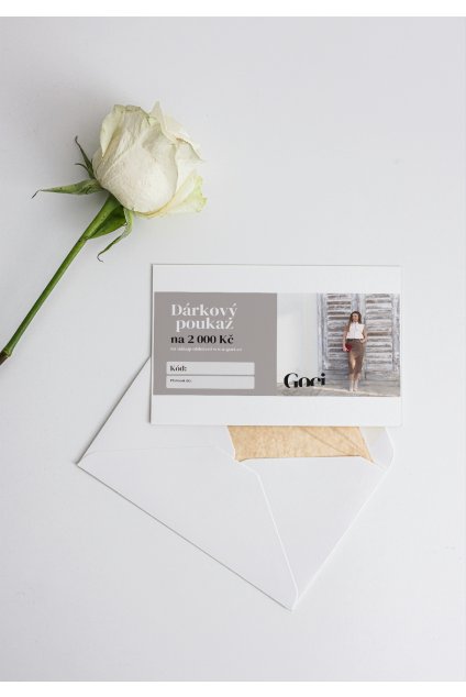 Dárkový poukaz na 2 000 Kč