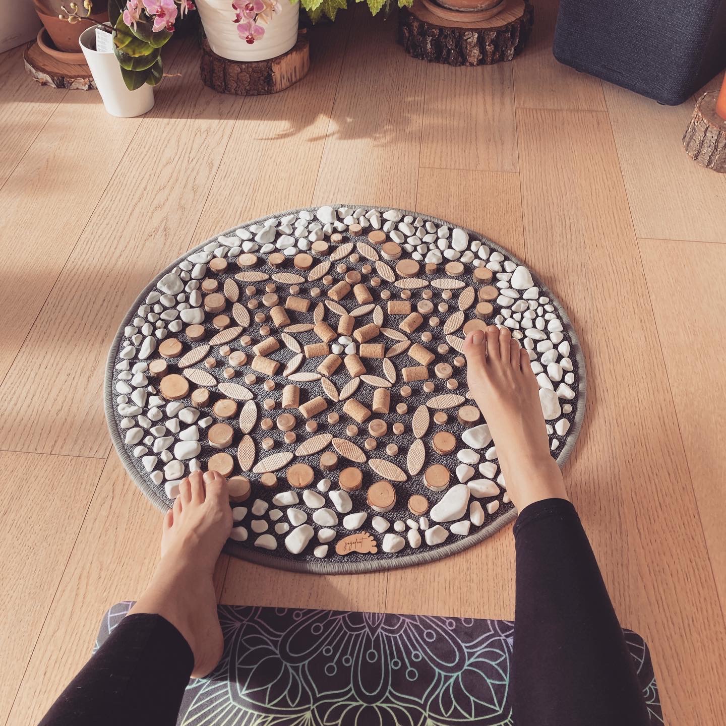 Senzomotorický masážní koberec Mandala