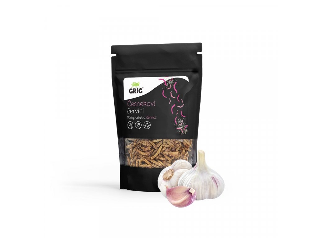 grig suseni krupavi cervici k jidlu cesnek jedly hmyz cesky produkt min