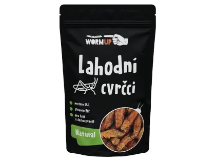WormUP Lahodní cvrčci 80 g - Prodej po kusech