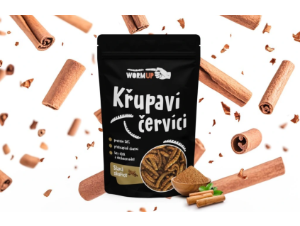 Křupaví červíci se slanou skořicí WormUP