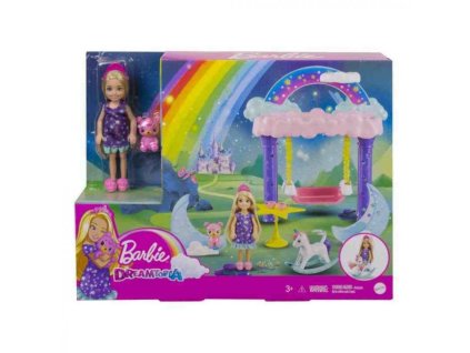 Barbie Chelsea herní set s houpacím koníkem - MATTEL