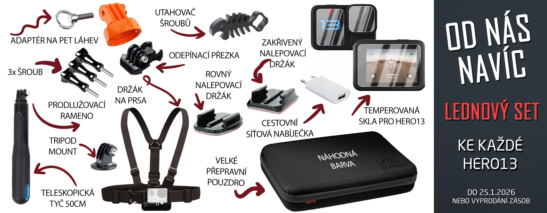 GoPro HERO13 LEDNOVY SET