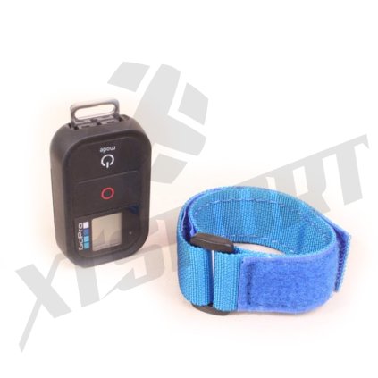 PÁSEK NA ZÁPĚSTÍ pro GoPro WIFI REMOTE - MODRÝ