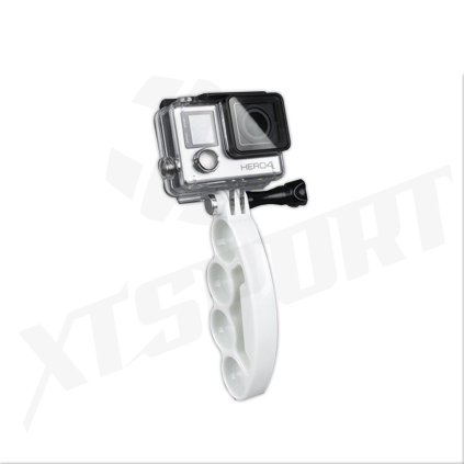 BOXER HAND GRIP - DRŽÁK DO RUKY PRO GOPRO - BÍLÝ - TMC