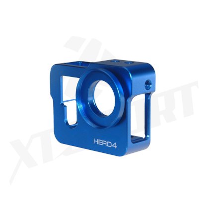 KRYT HLINÍKOVÝ PRO KAMERY GoPro HERO3/3+/4 - MODRÝ