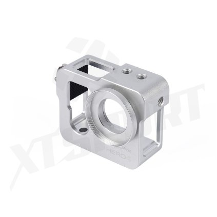 KRYT HLINÍKOVÝ PRO KAMERY GOPRO HERO3/3+/4 - STŘÍBRNÝ