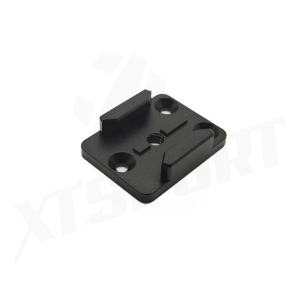 DĚROVANÝ RYCHLOUPÍNACÍ TRIPOD MOUNT V2 pro GoPro HLINÍKOVÝ ČERNÝ