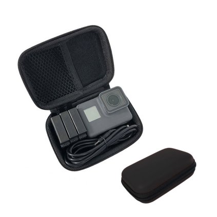 MINI CASE - POUZDRO pro kameru GoPro bez krytu - ČERNÉ