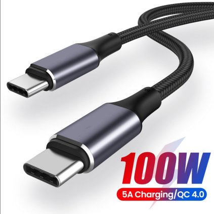 Kabel USB-C to USB-C QUICK CHARGE 20V/5A, 0,5 m