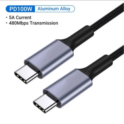 Kabel USB-C to USB-C QUICK CHARGE 20V/5A, 1 m