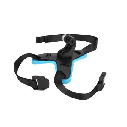 FRONT HELMET CHIN MOUNT na přední část helmy - modrý