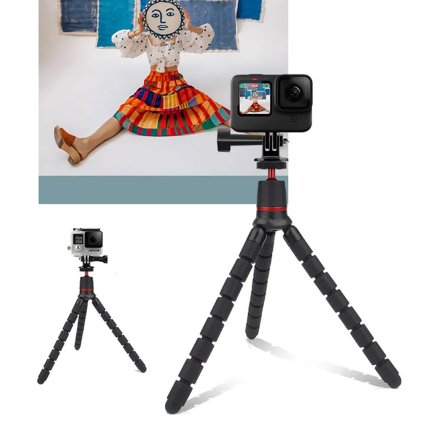 Univerzální Octopus Trojnožka s otočným kloubem + Adaptér na GoPro