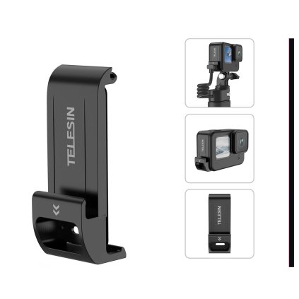 Otevřená vyměnitelná boční dvířka s držákem na kabel ( HERO 9/10/11/12/13 Black )