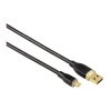 Hama micro USB 2.0 kabel, typ A - micro B, 1,8m, černý