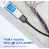 Multifunkční kabel USB 4v1 -USB-A do USB-C - micro USB - 2x Lightning - délka 1.2 m