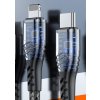 Multifunkční kabel USB 2v1 66W Super Fast Charge - délka 1.2 m