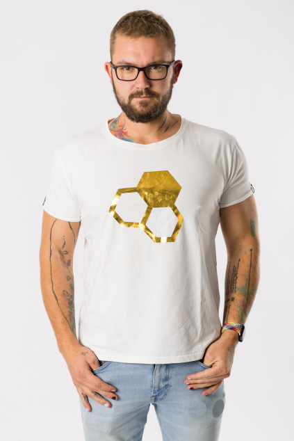 GoldBee Men's Logo Gold T-Shirt