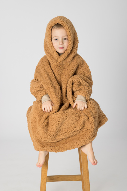 GoldBee Children's Hoodie Ice Age Naturels