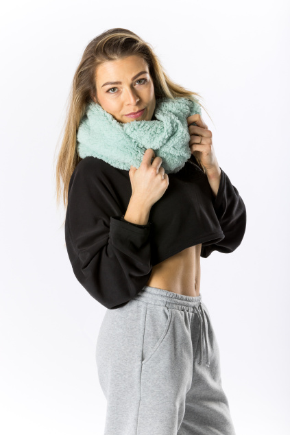 GoldBee Ice Age Circular Scarf Ice Green (Barva Green, Velikost M)
