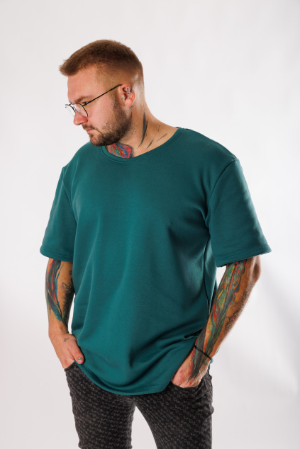 GoldBee Men's Warm T-Shirt Green (Barva Green, Velikost L)