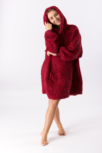 GoldBee Ice Age Hoodie Bloody Red (Barva Bloody Red, Velikost M)