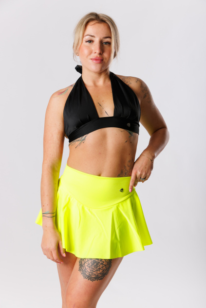GoldBee Swimwear Bodycon Skirt Neon Yellow (Barva Neon Yellow, Velikost 3XL)