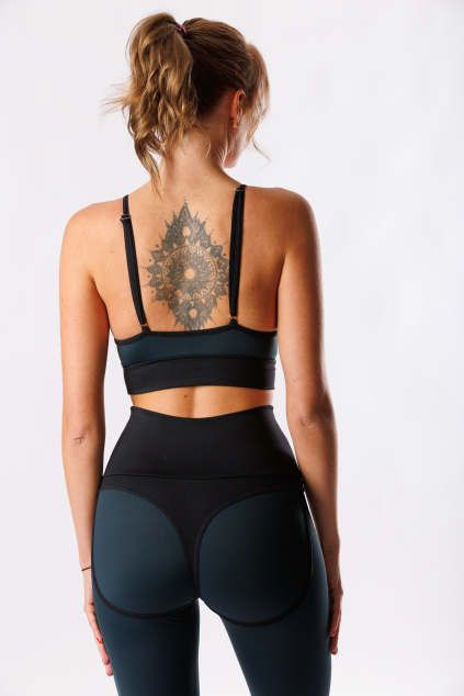 GoldBee Leggings Waist Tightening Horny Onyx (Barva Onyx, Velikost L)