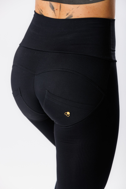 GoldBee Bell Leggings Push-Up Pro Lycra Black (Barva Black, Velikost 3XL)