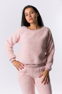 GoldBee Lamb Hoodie Pink